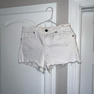 KUT from the Kloth Jane High‑Rise Shorts – Optic White — Size 2